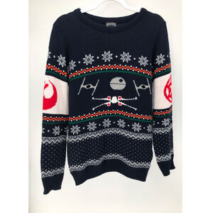 Star Wars Numskull Christmas Sweater Fair Isle Small S Rebel Alliance